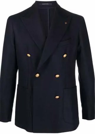 Tagliatore двубортный шерстяной пиджак