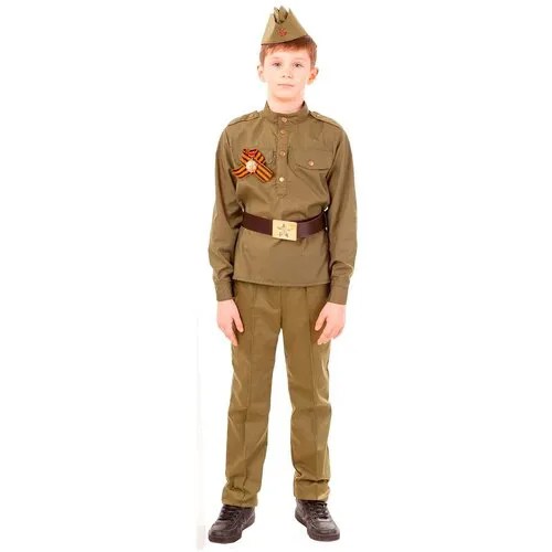 Костюм детский Солдат прямые брюки (164)