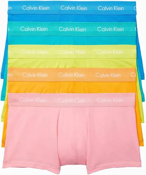 Calvin Klein Low Rise Trunk Pride Edition — 5 комплектов нижнего белья из эластичного хлопка, НОВИНКА