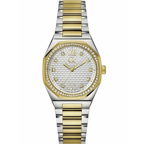 Наручные часы Gc Z25002L1MF, золотой, серебряный