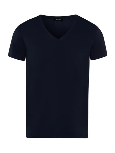 Майка Hanro V Shirt Cotton Superior, темно синий