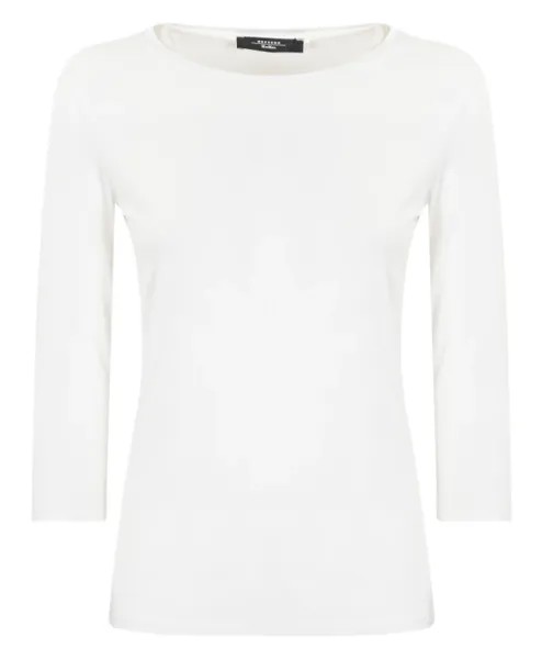 Футболка из органического хлопка с рукавами 3 и 4 Max Mara Weekend, бежевый