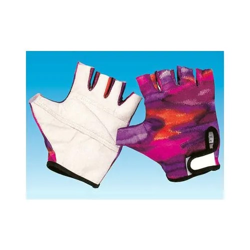 Велосипедные перчатки TBS без пальцев. материал: белая кожа с наполнителем, лайкра. размер: m
