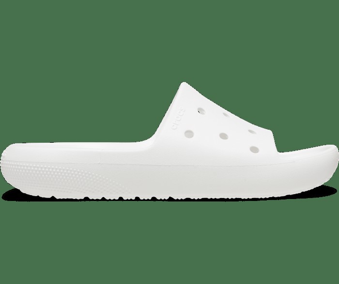 Классические шлепанцы 2.0 Crocs мужские, цвет White
