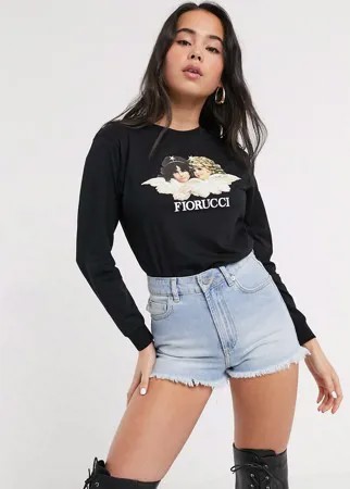 Лонгслив с принтом Fiorucci-Черный