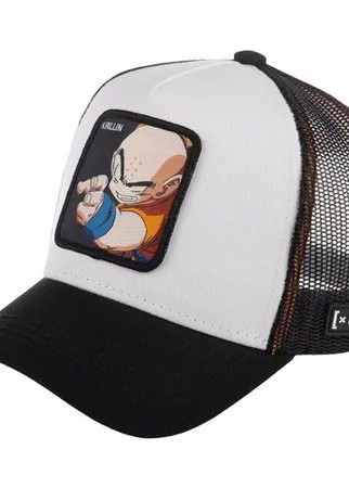 Бейсболка CAPSLAB арт. CL/DBZ3/1/KRI Dragon Ball Krillin (белый / черный), размер UNI