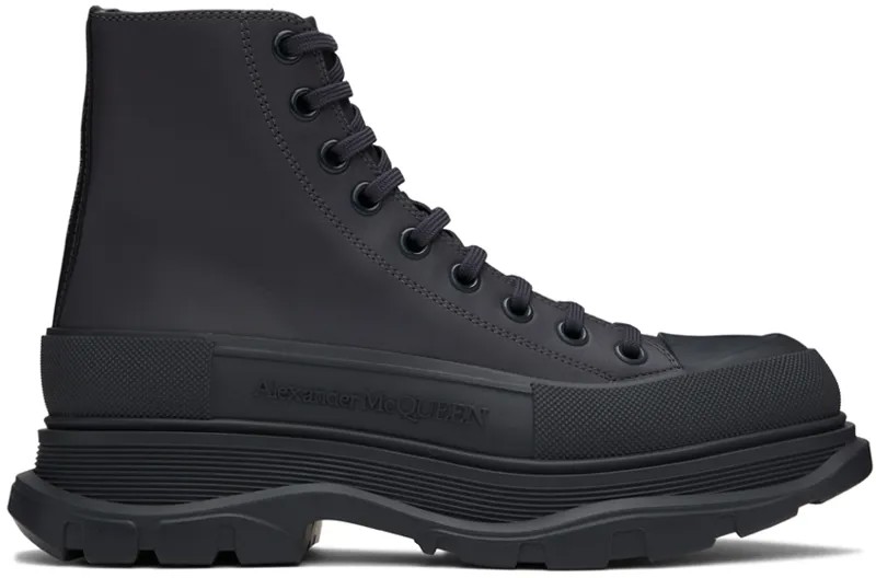 Черные высокие кеды Tread Slick Alexander McQueen