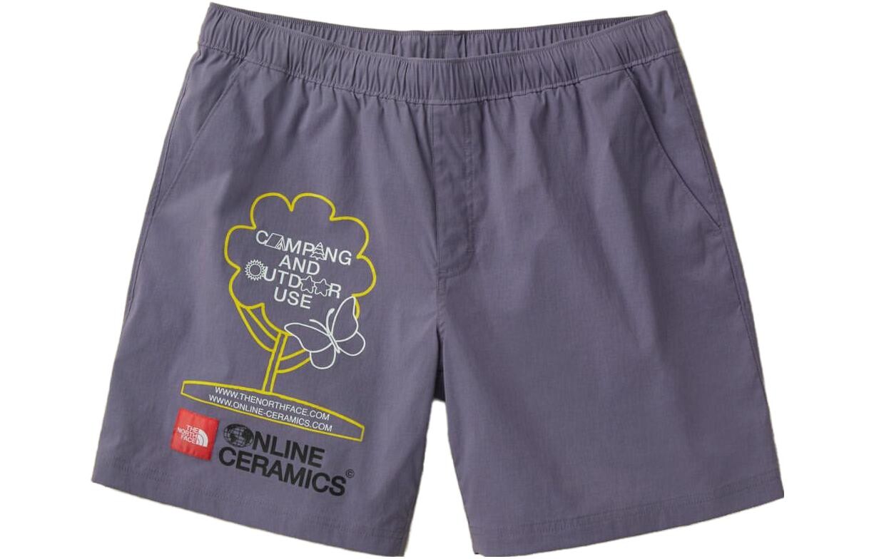 Online Ceramics X Online Ceramics Повседневные шорты унисекс Фиолетовый The North Face, фиолетовый