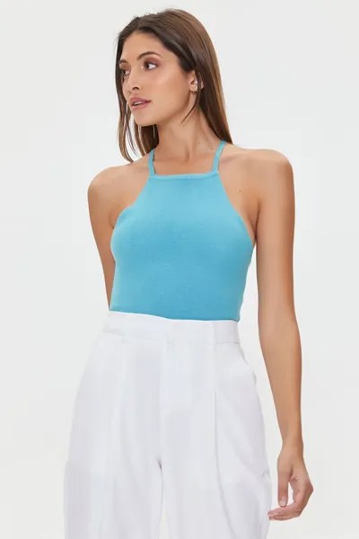 Укороченная майка вязанной вязки Forever 21