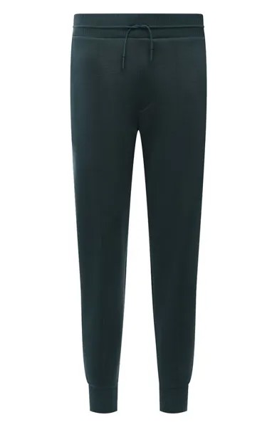 Джоггеры из шерсти и хлопка Ermenegildo Zegna