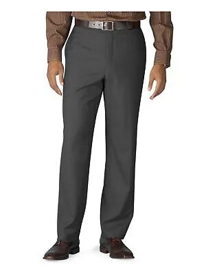 RALPH LAUREN Мужские серые прямые брюки, эластичные, классического кроя из смесовой шерсти, 36X34