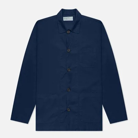 Мужская рубашка Universal Works Bakers Overshirt Poplin, цвет синий, размер S