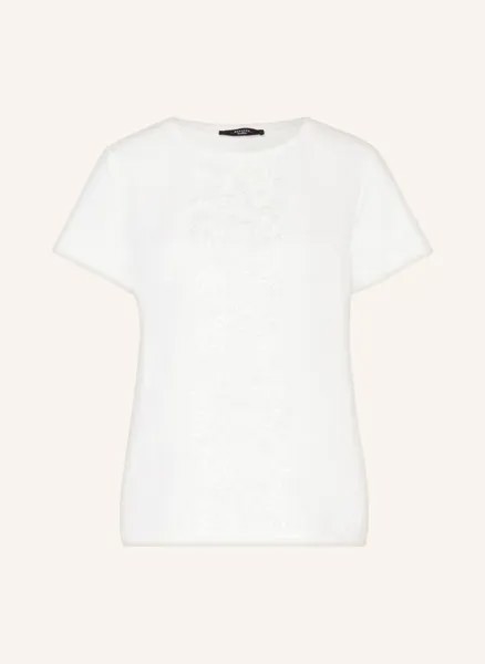 Футболка magno из микса материалов Weekend Maxmara, белый