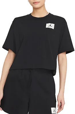 Женская футболка свободного кроя Jordan Black Essential (DD7054 010)