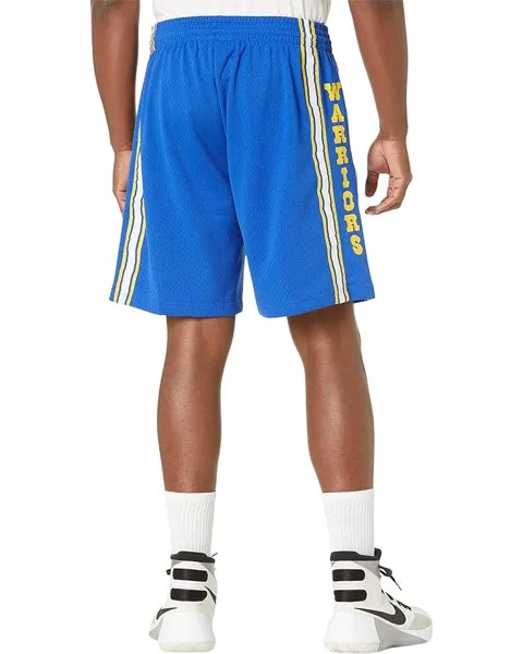 Шорты Mitchell & Ness NBA Road Swingman Shorts Warriors 81-82, цвет Royal