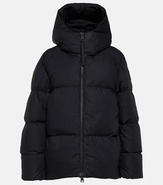 Гранатовый пуховик из хлопка Canada Goose, черный