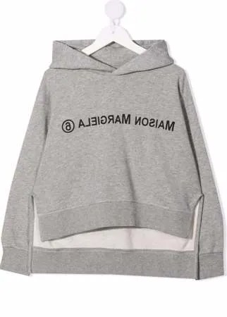 MM6 KIDS укороченное худи с логотипом