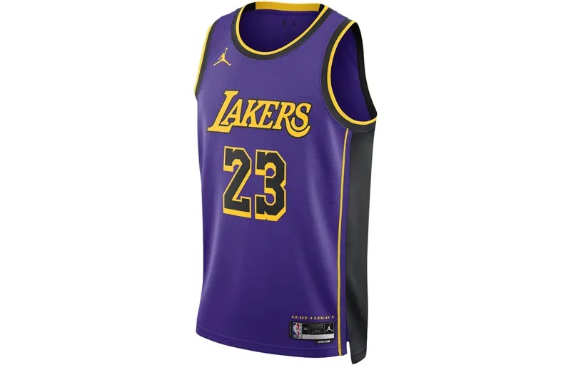 Los Angeles Lakers Statement Edition Мужская майка Dri-FIT NBA Swingman Jordan, фиолетовый