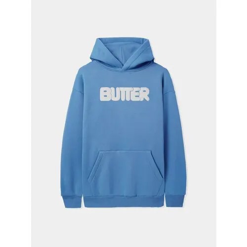 Худи Butter Goods ROUNDED LOGO PULLOVER, размер XXL, голубой