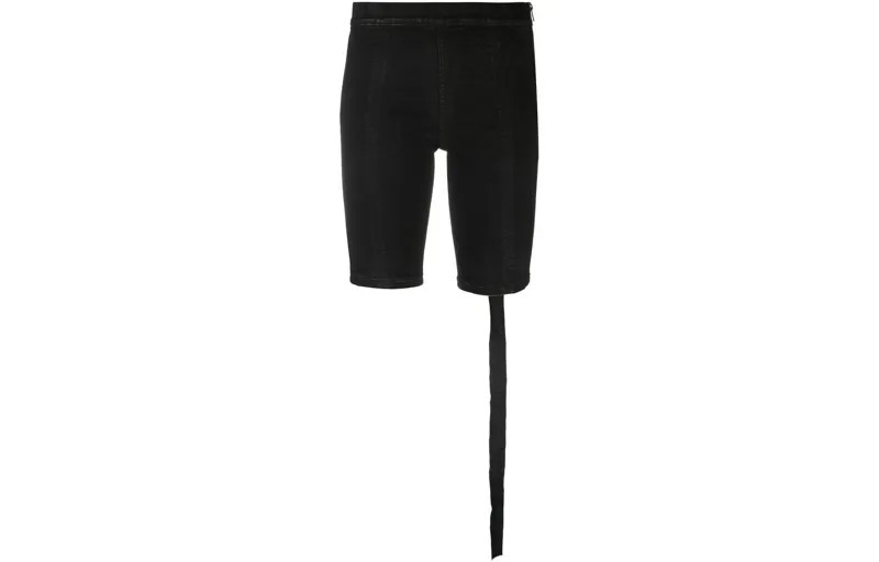 Джинсовые шорты женские черные Rick Owens Drkshdw
