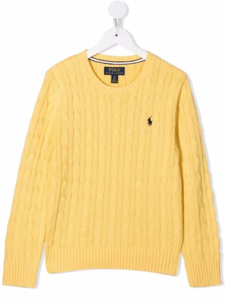Ralph Lauren Kids джемпер фактурной вязки