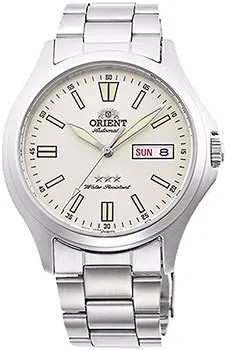 Японские наручные  мужские часы Orient RN-AB0F12S21Z. Коллекция Three Star