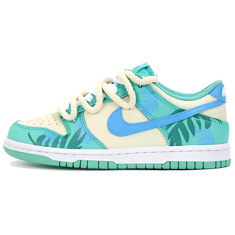 Кроссовки Nike Skateboarding Shoes Women's Low-top Beige, зеленый
