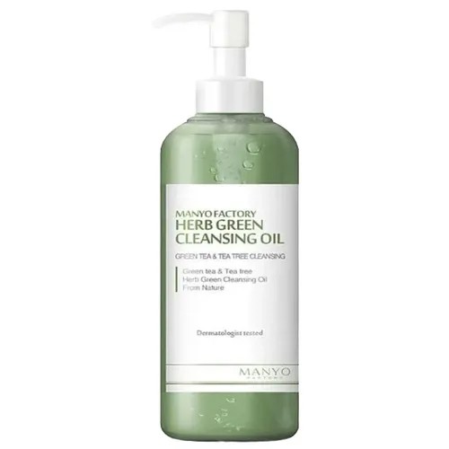 Manyo Factory очищающее гидрофильное масло с экстрактами трав Herb Green Cleansing Oil, 200 мл