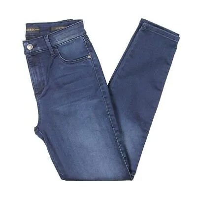Guess Синие женские джинсовые джинсы скинни со средней посадкой для похудения 28 BHFO 1146