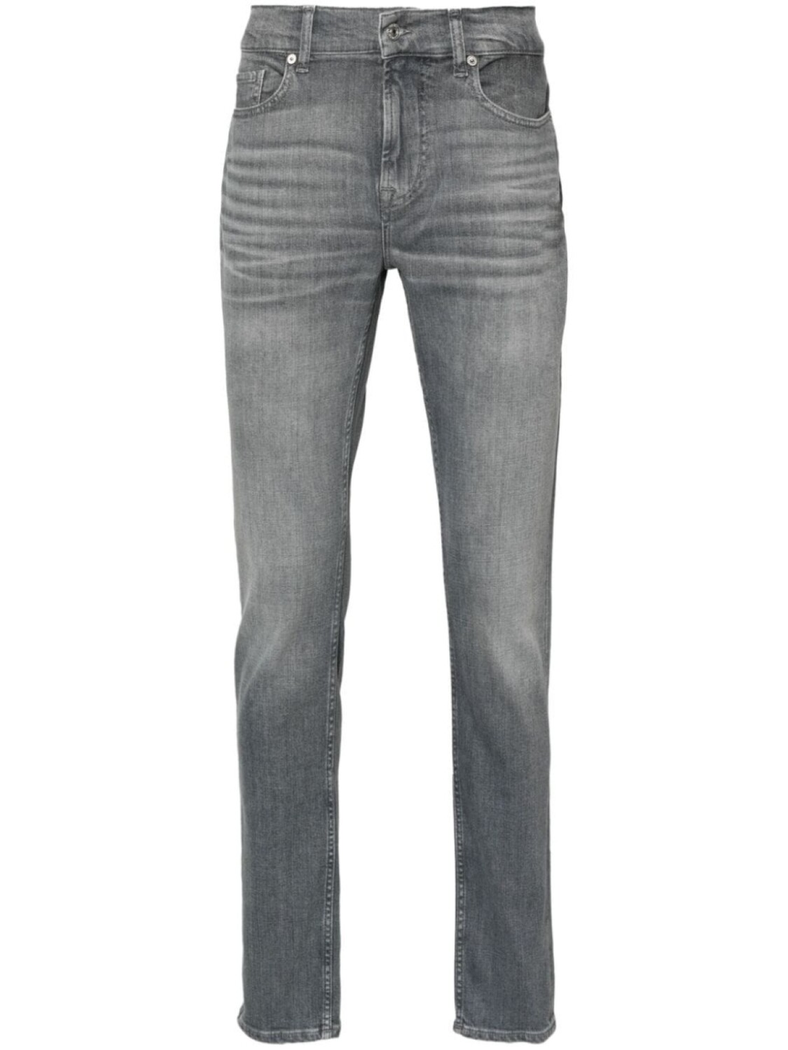 7 For All Mankind джинсы скинни Paxtyn, серый