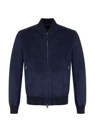Замшевый бомбер Brioni