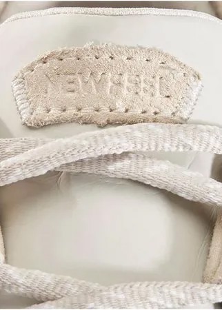 Кроссовки для активной ходьбы женские Actiwalk Comfort Leather бежевые, размер: EU38, цвет: Песочный Бежевый/Сливочный NEWFEEL Х Декатлон