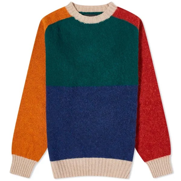 Джемпер Howlin' Firecracker Colour Block, цвет Forest