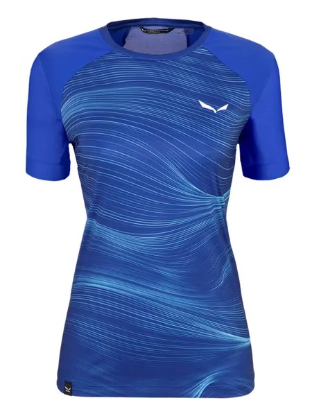Спортивная футболка Salewa Funktionsshirt Seceda, синий