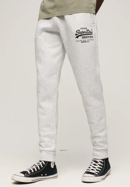 Спортивные брюки CLASSIC VINTAGE LOGO HERITAGE JOGGERS Superdry, светло-серый
