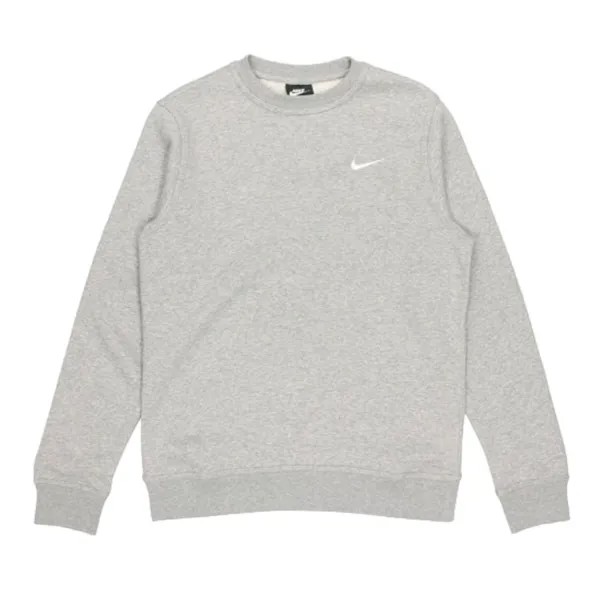 Свитшот Nike Fleece Lined Embroidered Small Logo Classic Sports, серый