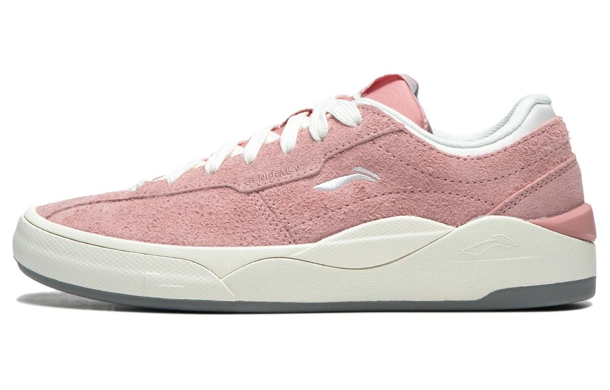 Кроссовки LiNing Skateboarding Shoes Women's Low-top Smoky Pink, розовый