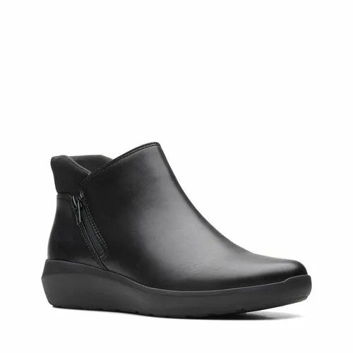 Полусапоги Clarks, размер 36, черный
