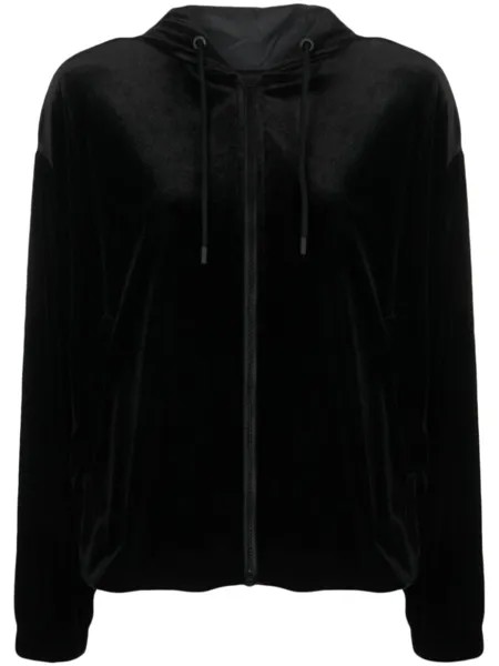 Emporio Armani худи на молнии, черный