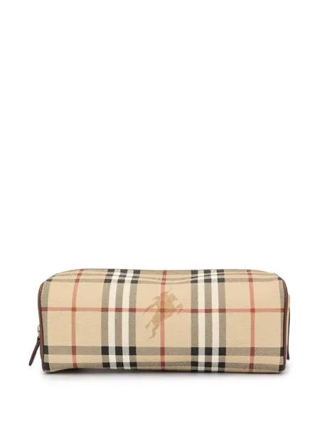Burberry Pre-Owned сумка с узором в клетку