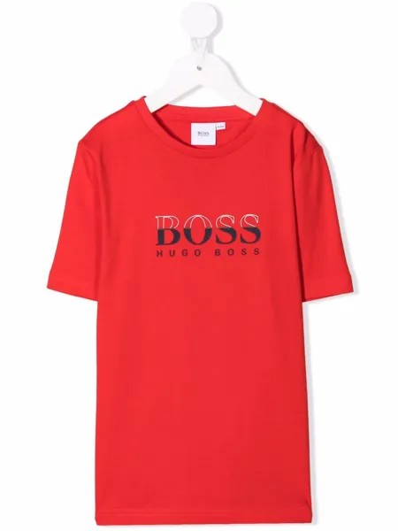 BOSS Kidswear футболка с логотипом