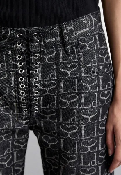 Джинсы-сигареты Monogram Unisex Ludovic de Saint Sernin, черные