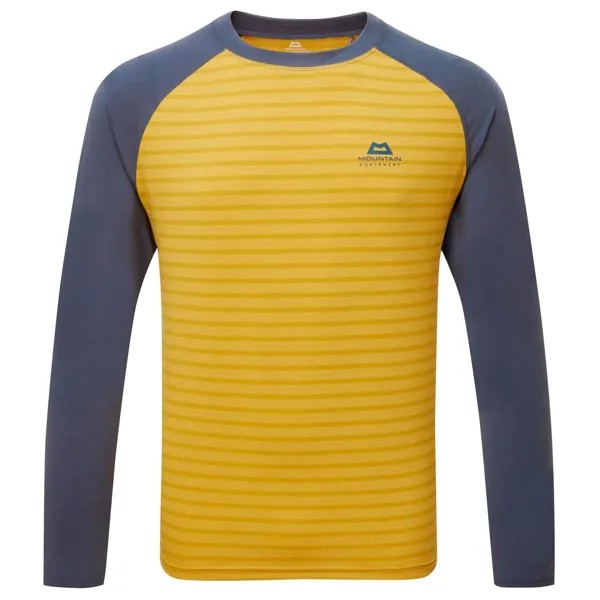 Лонгслив Mountain Equipment Redline L/S Tee, цвет Acid Stripe/Denim