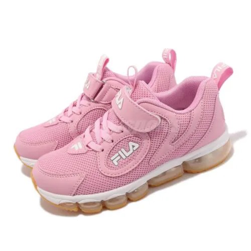 Fila J403W Pink White Gum Kids Дошкольная повседневная обувь для образа жизни Кроссовки