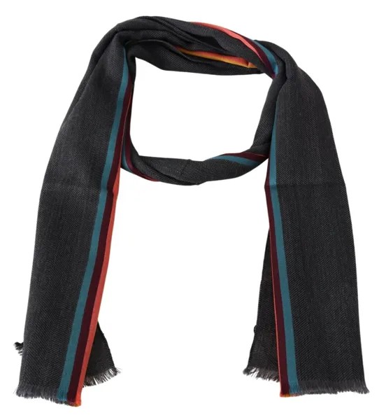 Шарф MISSONI, шерстяной шарф в разноцветную полоску, унисекс, с бахромой на шею, 180см x 30см 340 долларов США