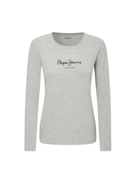 Лонгслив Pepe Jeans NEW VIRGINIA, пятнистый серый