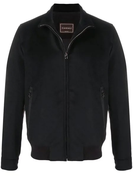 Canali бомбер с высоким воротником