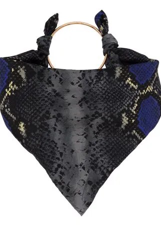 Versace платок со змеиным принтом