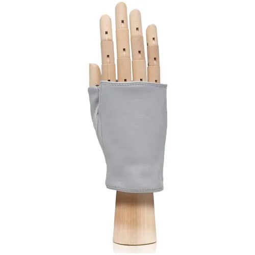 Митенки женские кожаные ELEGANZZA, размер 7(S), черный
