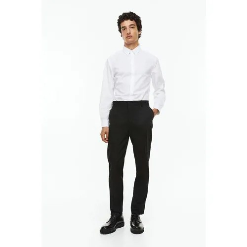 Брюки скинни H&M, размер 58, черный